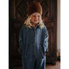 The Denim Boiler Suit, Light Denim - Rompers - 6