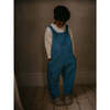 The Oversized Denim Dungaree, Mid Denim - Jeans - 5
