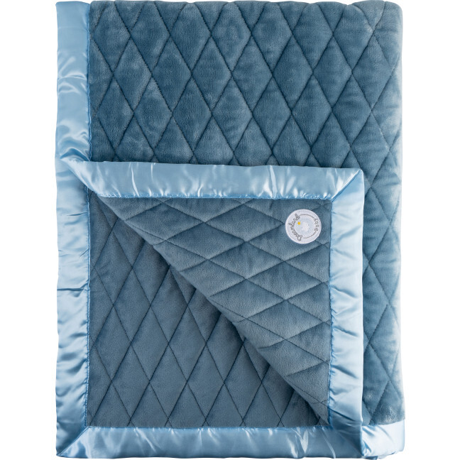 Weighted Toddler Blanket, Ocean Blue - Blankets - 1