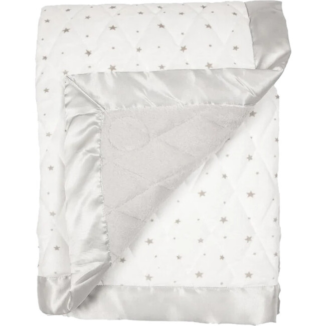 Weighted Toddler Blanket, Grey Star