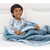 Weighted Toddler Blanket, Ocean Blue - Blankets - 2