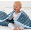 Weighted Toddler Blanket, Ocean Blue - Blankets - 3