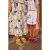 Women's Pomegranate Skirt, White & Blue - Skirts - 3