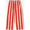 Adult Stripes Trousers, White & Red - Pants - 2