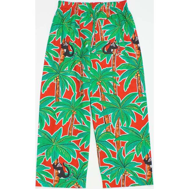 Adult Monkey Forest Trousers, Red - Pants - 2