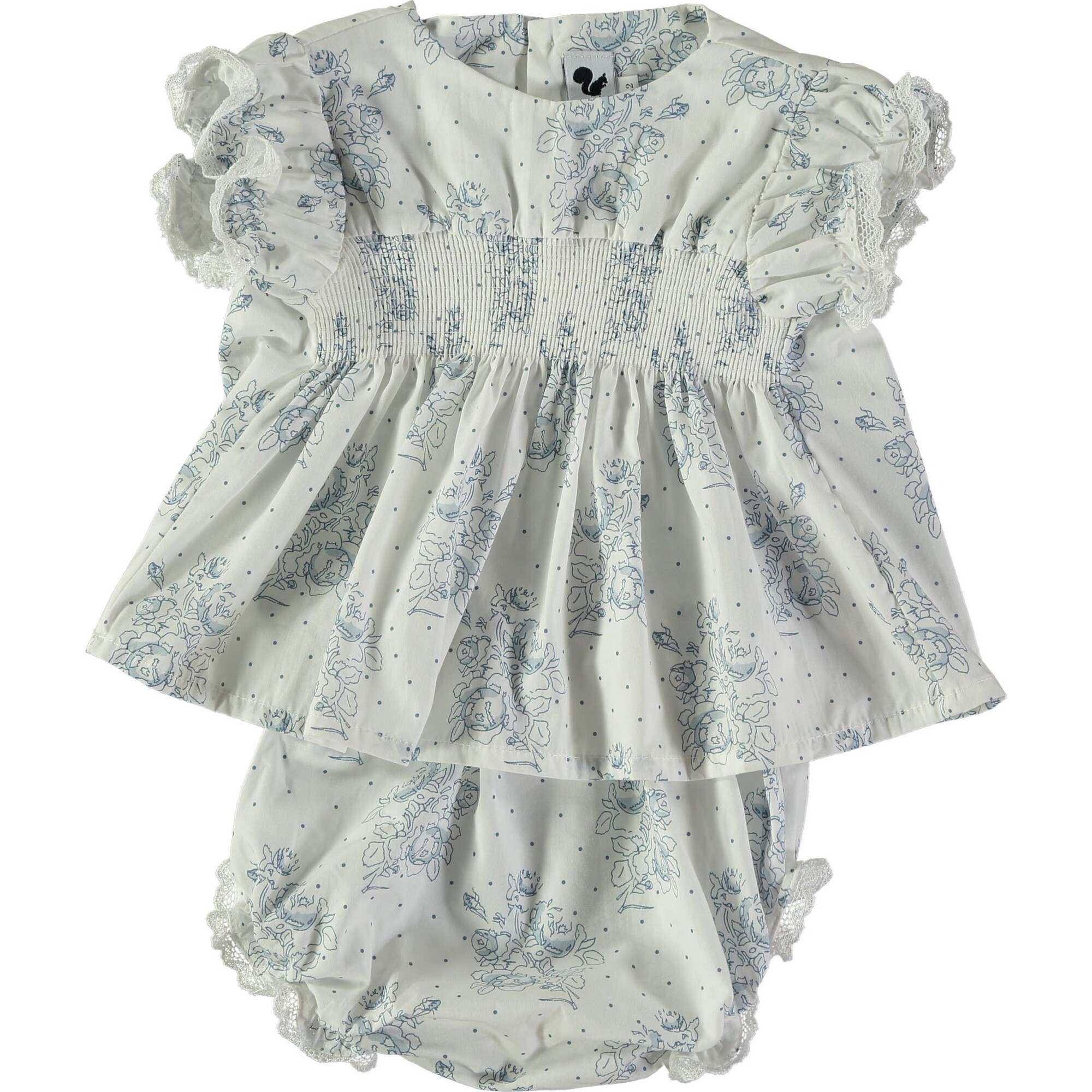Primavera Dress And Bloomer Set Blue - Mixed Apparel Set - 1