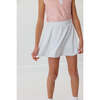 Girls Twirly Skort, White - Skirts - 1 - thumbnail