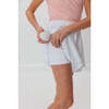 Girls Twirly Skort, White - Skirts - 2