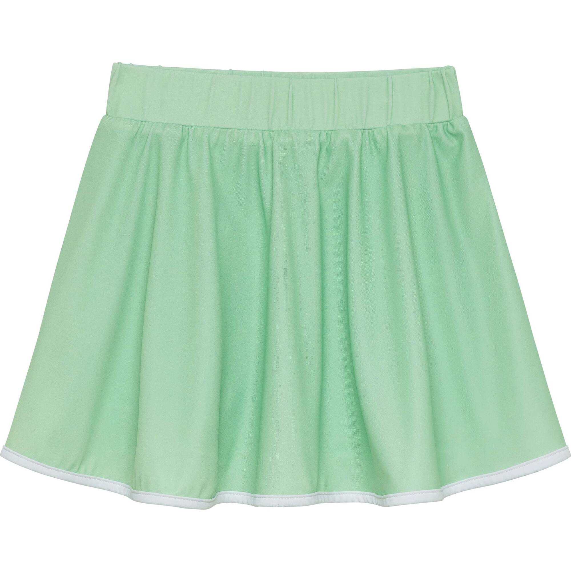 Girls Twirly Skort, Green - Skirts - 1