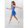 Girls Pleated Skort, Sky Blue - Skirts - 4