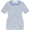 Girls Floral Seersucker Romper, Floral/Seersucker - Rompers - 1 - thumbnail