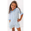Girls Floral Seersucker Romper, Floral/Seersucker - Rompers - 2
