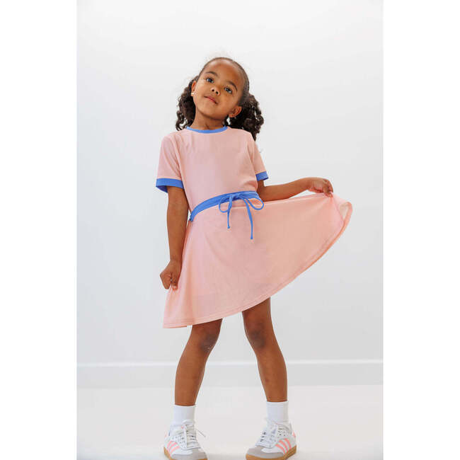 Girls Tennis Skort Dress, Pink - Dresses - 2