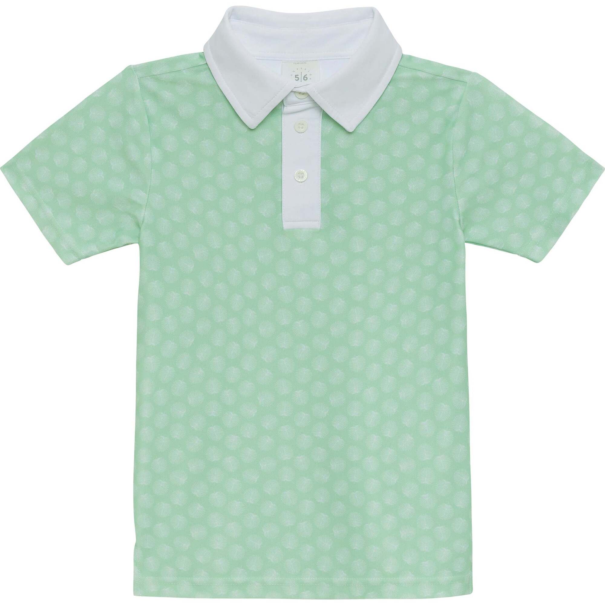 Boys Polo Shirt, Palm Green - Polo Shirts - 1