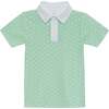 Boys Polo Shirt, Palm Green - Polo Shirts - 1 - thumbnail