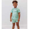 Boys Polo Shirt, Palm Green - Polo Shirts - 3