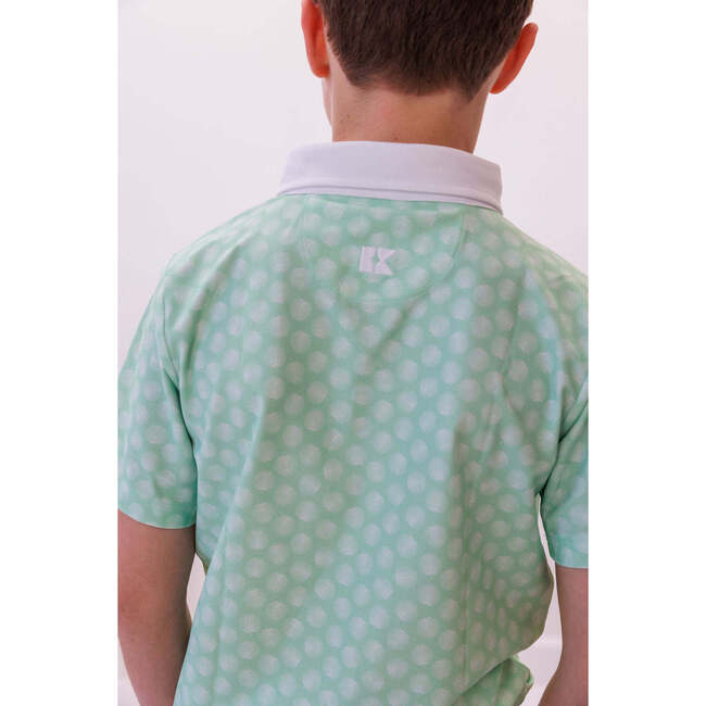Boys Polo Shirt, Palm Green - Polo Shirts - 5