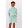 Boys Half Zip, Palm Green - Sweatshirts - 2