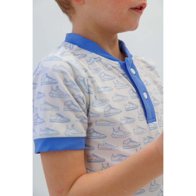 Boys Blade Shirt, Sneaker Print - T-Shirts - 3