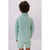 Boys Half Zip, Palm Green - Sweatshirts - 4