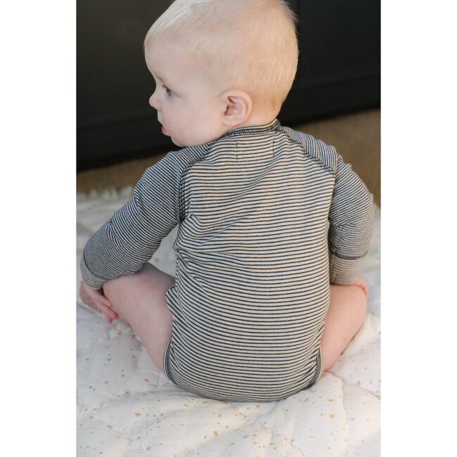 Sailor Stripe Raglan One-Piece, Ink - Jumpsuits - 3