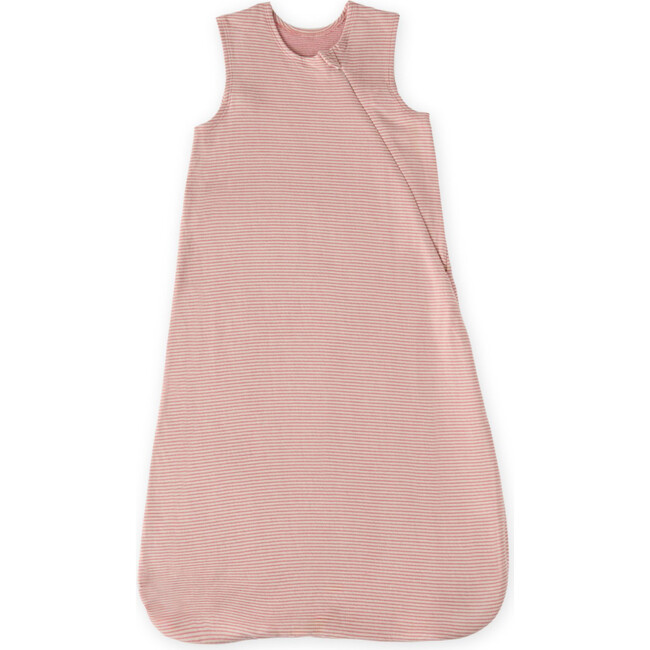 Sailor Stripe Front Zipper 1.0 TOG Sleep Bag, Tea Rose - Jumpsuits - 2