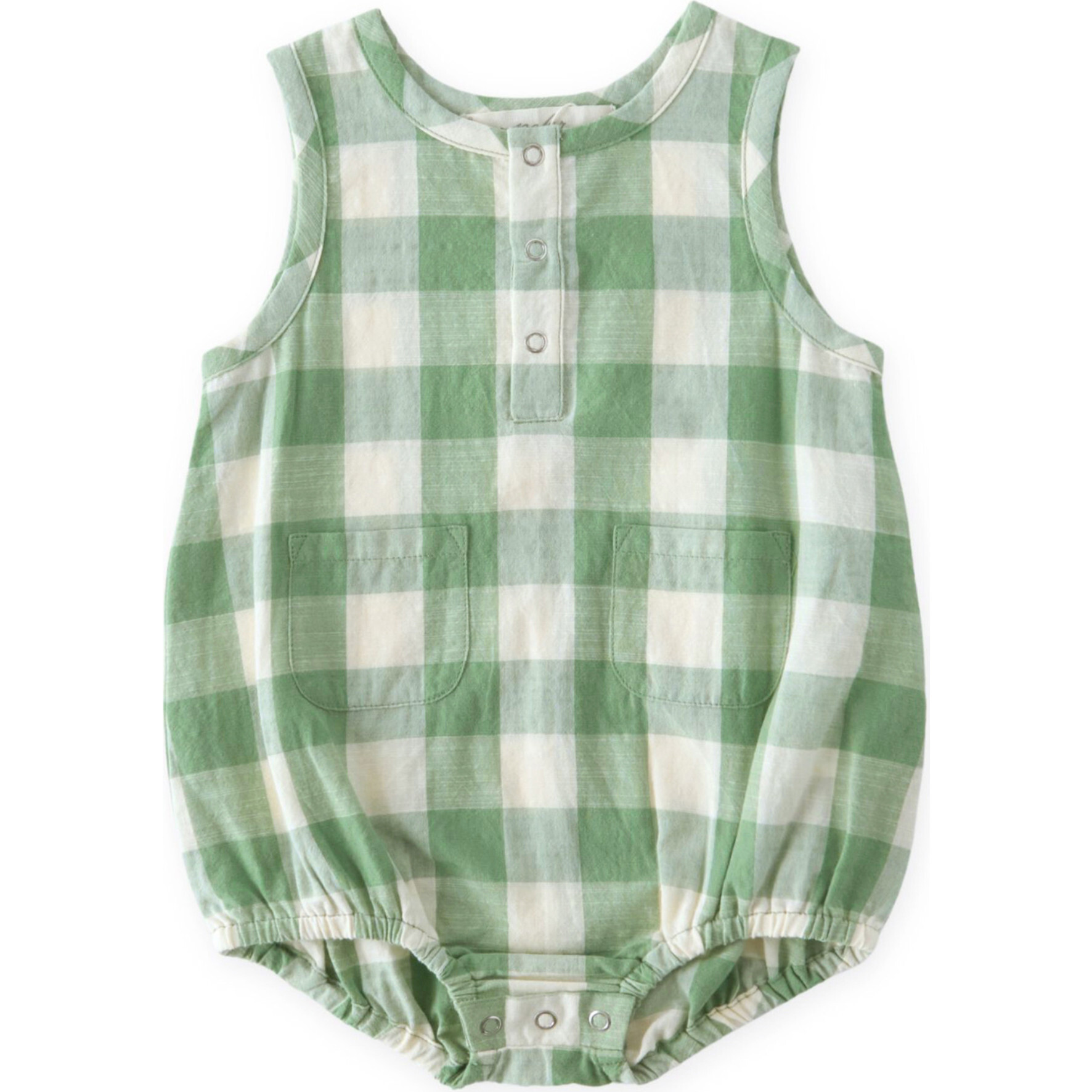 Pocket One-Piece, Checkmate Grass - Jumpsuits - 1