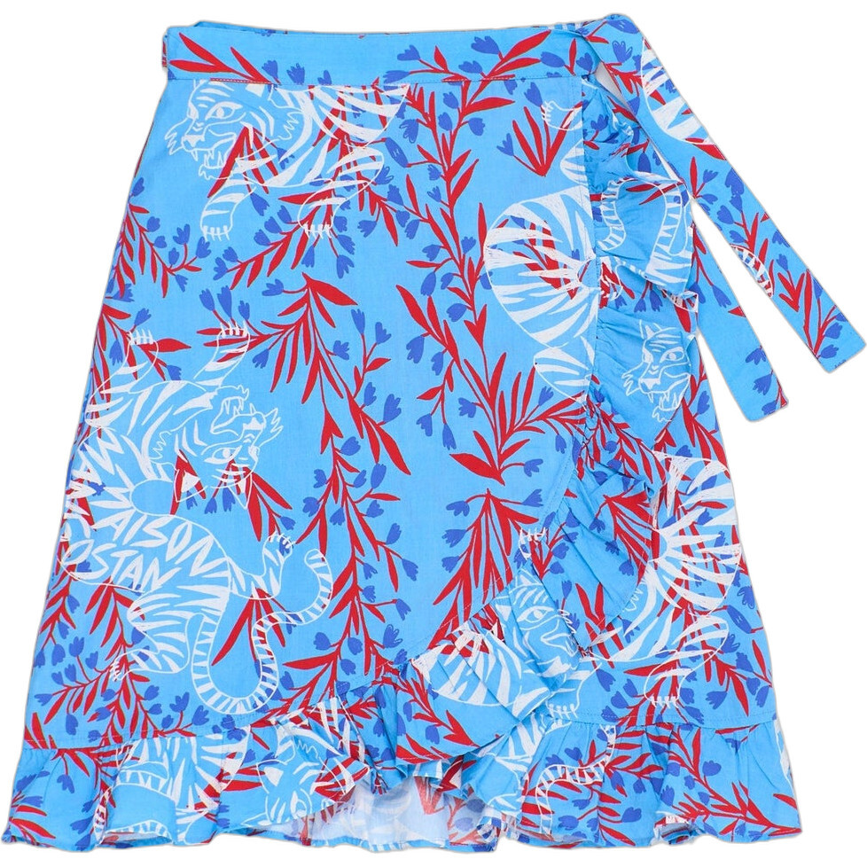 Women's Bengala Skirt, Blue - Skirts - 1
