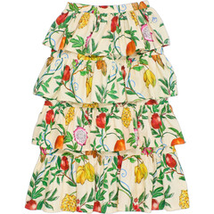 maison mangostan POMEGRANATE SKIRT Mサイズ Women's Passion Fruit Skirt, Beige - Maison Mangostan Mommy