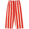 Adult Stripes Trousers, White & Red - Pants - 1 - thumbnail