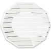 Silver Frenchie Striped Large Plates - Tableware - 1 - thumbnail