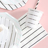 Silver Frenchie Striped Large Plates - Tableware - 2