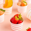 Warm Palette Frenchie Striped Baking Cups - Tableware - 2