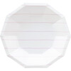 Lilac Frenchie Striped Large Plates - Tableware - 1 - thumbnail