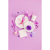 Lilac Frenchie Striped Large Plates - Tableware - 2