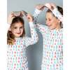 The Organic Long Sleeve Pajama Set, Bunny Tails - Pajamas - 2