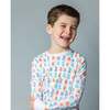 The Organic Long Sleeve Pajama Set, Bunny Tails - Pajamas - 4