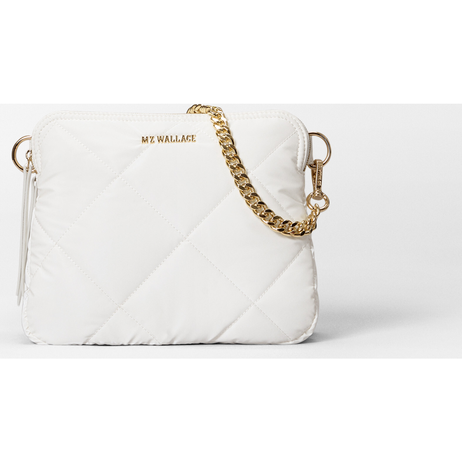 Quilted Madison Crossbody, Chalk Liquid - Bags - 1