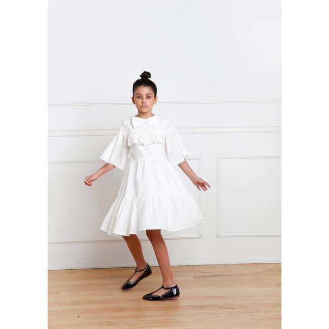 Lila Dress, White - Dresses - 4