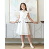 Colette Dress, Ivory/Black - Dresses - 3