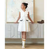 Colette Dress, Ivory/Black - Dresses - 4