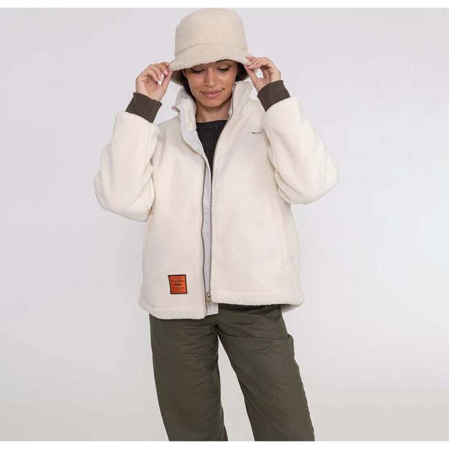 Cleveland Fleece Jacket, Creme - Jackets - 2
