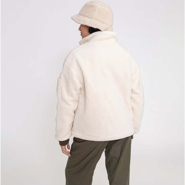 Cleveland Fleece Jacket, Creme - Jackets - 3