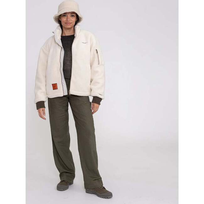 Cleveland Fleece Jacket, Creme - Jackets - 4