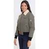 Barcelona Aviator Jacket, Kaki - Jackets - 3