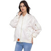Ballerina Lightweight City Jacket, Creme - Jackets - 1 - thumbnail