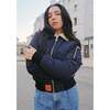 Barcelona Aviator Jacket, Navy - Jackets - 4