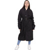 Audrey Classic Trench Coat, Black - Jackets - 1 - thumbnail