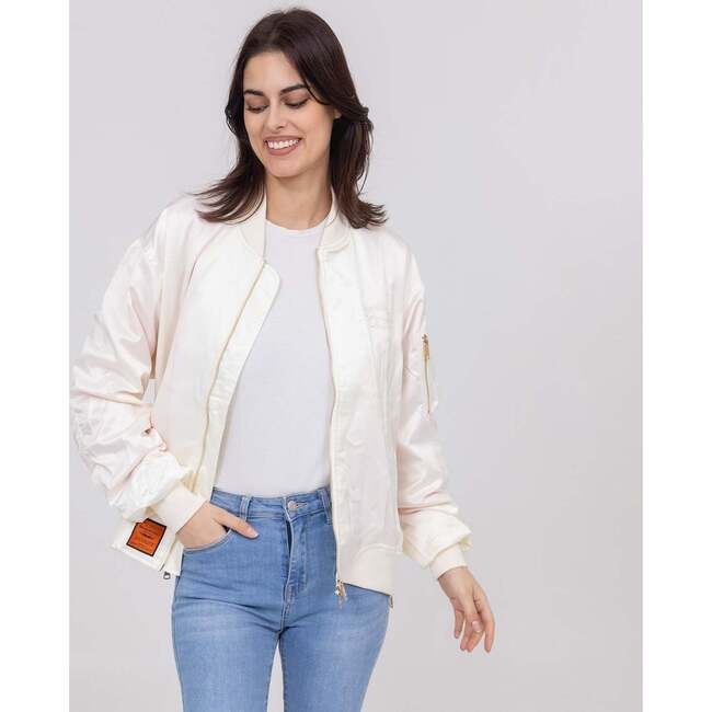 Ballerina Lightweight City Jacket, Creme - Jackets - 3