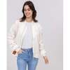 Ballerina Lightweight City Jacket, Creme - Jackets - 3
